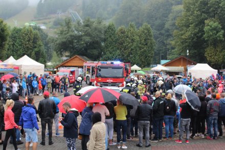 Pokaz strażacki OSP Centrum i Jawornik